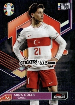 Sticker Arda Güler - Finest Road to UEFA Euro 2024
 n. 92 - Topps
