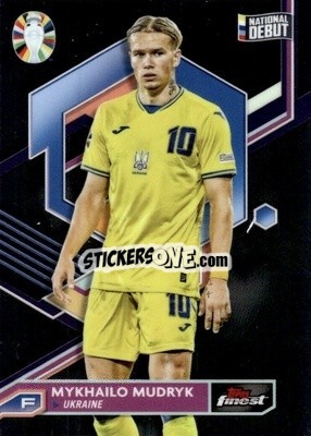 Sticker Mykhailo Mudryk - Finest Road to UEFA Euro 2024
 - Topps