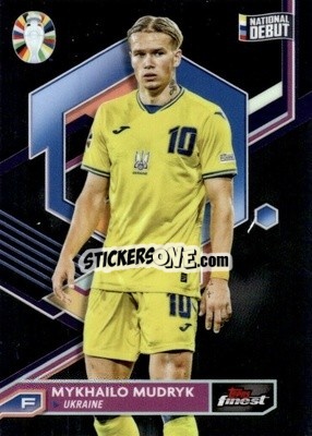 Figurina Mykhailo Mudryk - Finest Road to UEFA Euro 2024
 - Topps