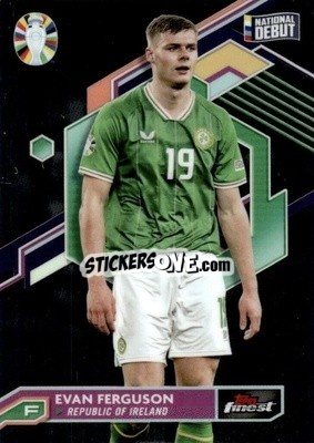 Sticker Evan Ferguson - Finest Road to UEFA Euro 2024
 - Topps