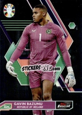 Sticker Gavin Bazunu - Finest Road to UEFA Euro 2024
 n. 99 - Topps