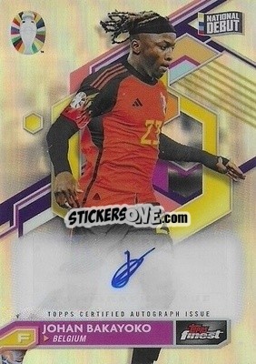 Sticker Johan Bakayoko - Finest Road to UEFA Euro 2024
 n. BCA-BA - Topps