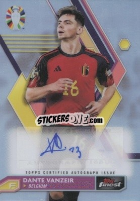 Sticker Dante Vanzeir - Finest Road to UEFA Euro 2024
 n. BCA-DV - Topps