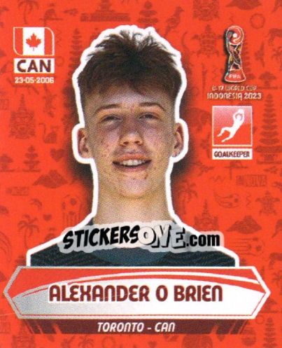 Sticker ALEXANDER O BRIEN