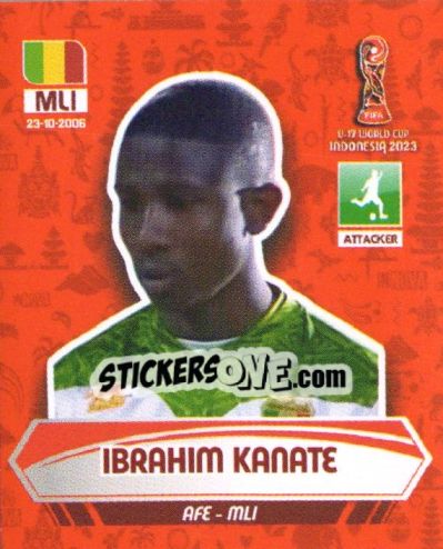 Figurina IBRAHIM KANATE - FIFA U-17 WORLD CUP INDONESIA 2023
 - INNOVA