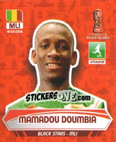 Sticker MAMADOU DOUMBIA - FIFA U-17 WORLD CUP INDONESIA 2023
 - INNOVA