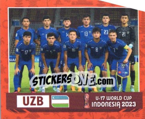 Sticker UZBEKISTAN - FIFA U-17 WORLD CUP INDONESIA 2023
 - INNOVA