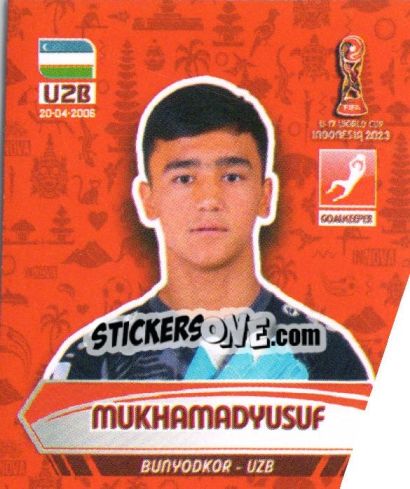 Sticker MUKHAMADYUSUF - FIFA U-17 WORLD CUP INDONESIA 2023
 - INNOVA