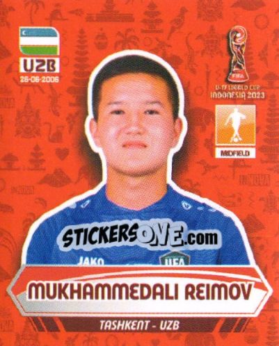 Figurina MUKHAMMEDALI REIMOV - FIFA U-17 WORLD CUP INDONESIA 2023
 - INNOVA
