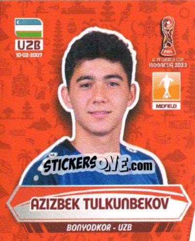 Figurina AZIZBEK TULKUNBEKOV - FIFA U-17 WORLD CUP INDONESIA 2023
 - INNOVA