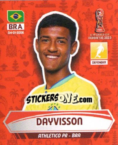 Sticker DAYVISSON - FIFA U-17 WORLD CUP INDONESIA 2023
 - INNOVA