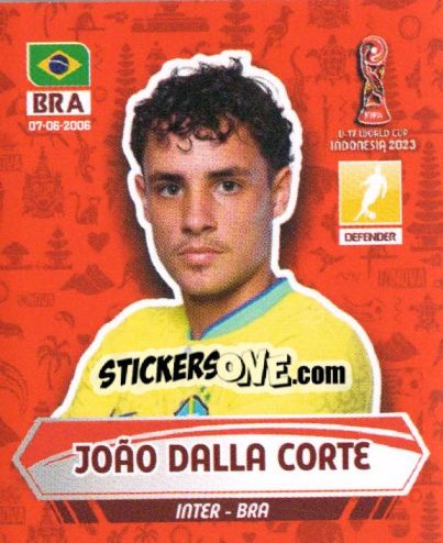 Cromo JOAO DALLA CORTE - FIFA U-17 WORLD CUP INDONESIA 2023
 - INNOVA