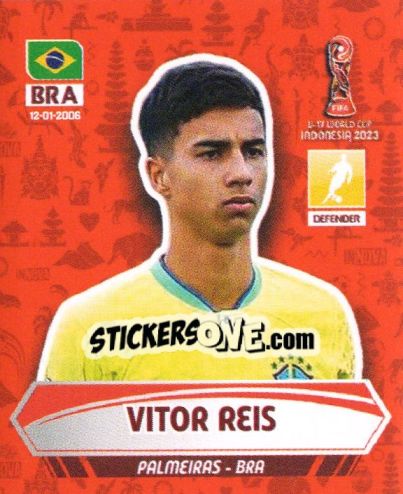 Cromo VITOR REIS - FIFA U-17 WORLD CUP INDONESIA 2023
 - INNOVA