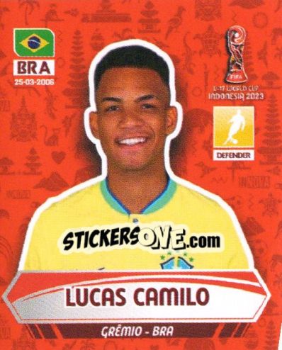 Cromo LUCAS CAMILO - FIFA U-17 WORLD CUP INDONESIA 2023
 - INNOVA