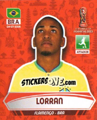 Sticker LORRAN - FIFA U-17 WORLD CUP INDONESIA 2023
 - INNOVA