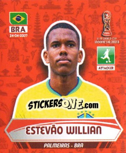 Figurina ESTEVAO WILLIAN - FIFA U-17 WORLD CUP INDONESIA 2023
 - INNOVA