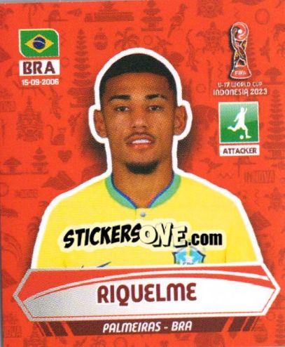 Sticker RIQUELME - FIFA U-17 WORLD CUP INDONESIA 2023
 - INNOVA