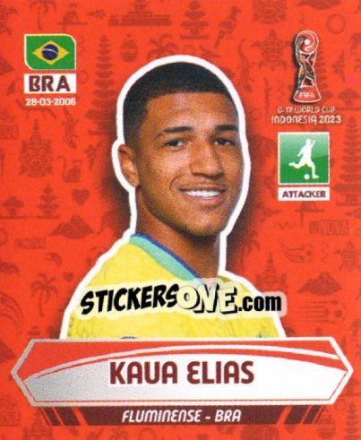 Sticker KAUA ELIAS - FIFA U-17 WORLD CUP INDONESIA 2023
 - INNOVA