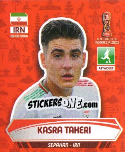 Sticker KASRA TAHERI - FIFA U-17 WORLD CUP INDONESIA 2023
 n. 176 - INNOVA