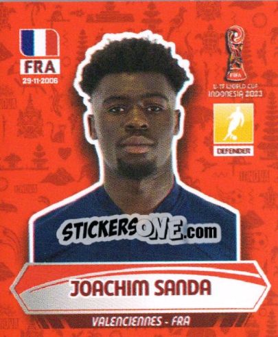 Sticker JOACHIM SANDA - FIFA U-17 WORLD CUP INDONESIA 2023
 - INNOVA