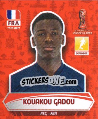 Cromo KOUAKOU GADOU - FIFA U-17 WORLD CUP INDONESIA 2023
 - INNOVA