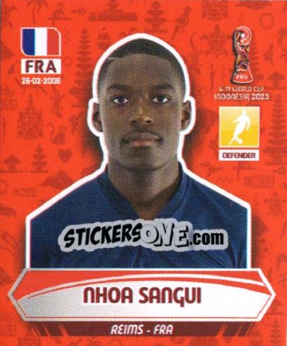 Cromo NHOA SANGUI - FIFA U-17 WORLD CUP INDONESIA 2023
 - INNOVA