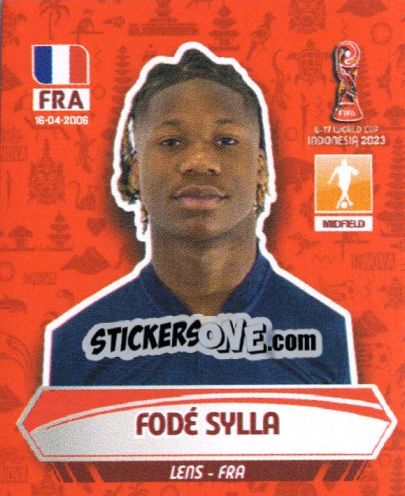 Sticker FODE SYLLA - FIFA U-17 WORLD CUP INDONESIA 2023
 - INNOVA