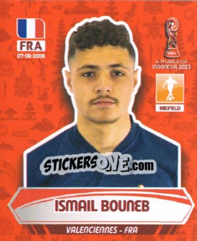 Sticker ISMAIL BOUNEB - FIFA U-17 WORLD CUP INDONESIA 2023
 - INNOVA
