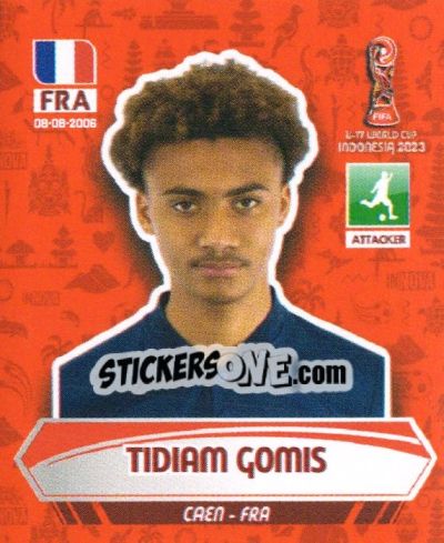 Cromo TIDIAM GOMIS - FIFA U-17 WORLD CUP INDONESIA 2023
 - INNOVA