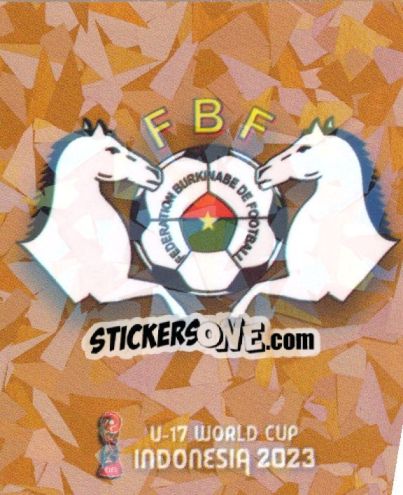 Sticker BURKINA FASO - FIFA U-17 WORLD CUP INDONESIA 2023
 - INNOVA