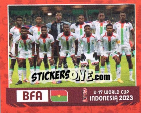 Sticker BURKINA FASO - FIFA U-17 WORLD CUP INDONESIA 2023
 - INNOVA