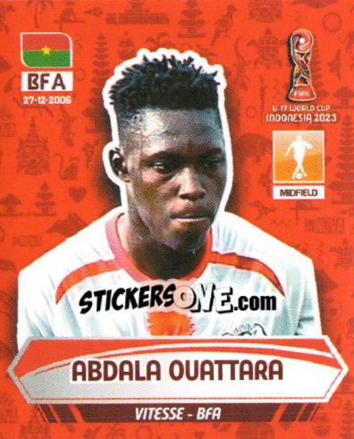 Figurina ABDALA OUATTARA - FIFA U-17 WORLD CUP INDONESIA 2023
 - INNOVA