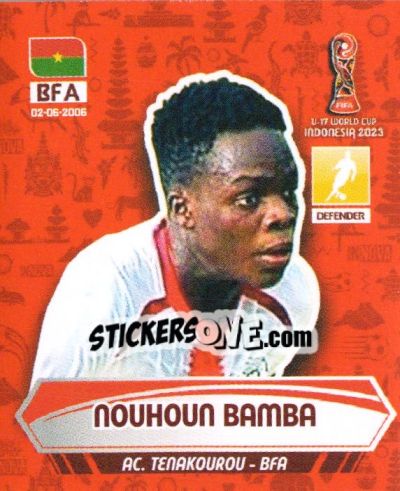 Sticker NOUHOUN BAMBA - FIFA U-17 WORLD CUP INDONESIA 2023
 - INNOVA