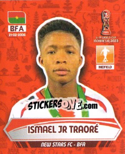 Sticker ISMAEL JR TRAORE - FIFA U-17 WORLD CUP INDONESIA 2023
 - INNOVA