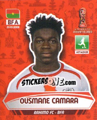 Sticker OUSMANE CAMARA - FIFA U-17 WORLD CUP INDONESIA 2023
 - INNOVA