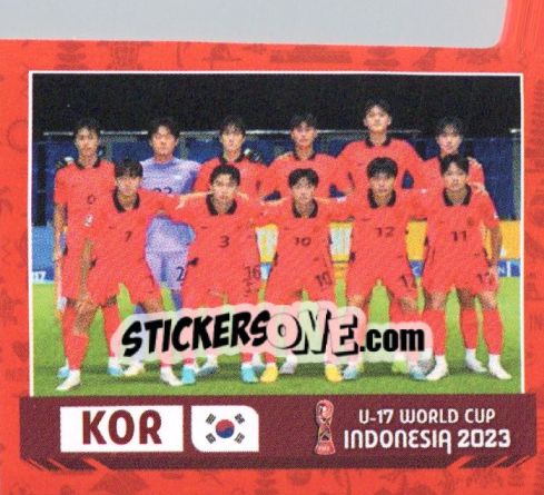 Sticker KOREA DEL SUD - FIFA U-17 WORLD CUP INDONESIA 2023
 - INNOVA