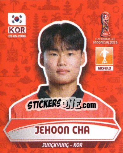 Cromo JEHOON CHA - FIFA U-17 WORLD CUP INDONESIA 2023
 - INNOVA