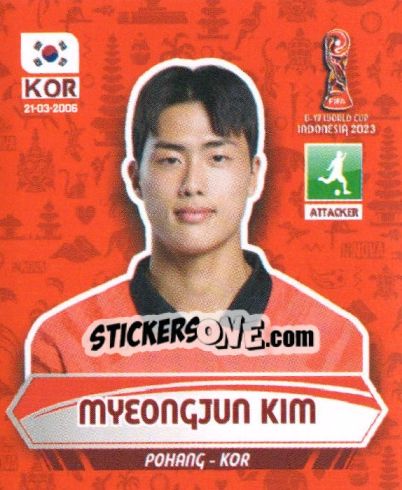 Sticker MYEONGJUN KIM - FIFA U-17 WORLD CUP INDONESIA 2023
 - INNOVA