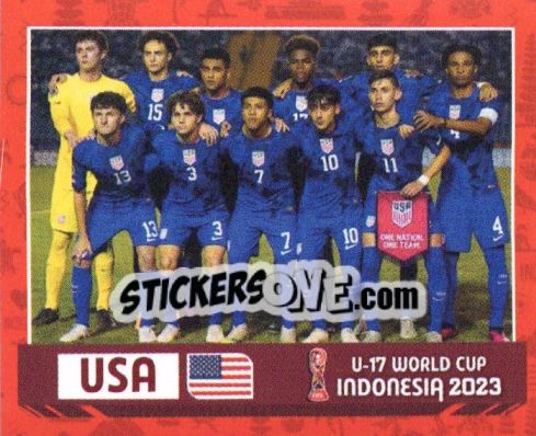 Sticker USA - FIFA U-17 WORLD CUP INDONESIA 2023
 - INNOVA