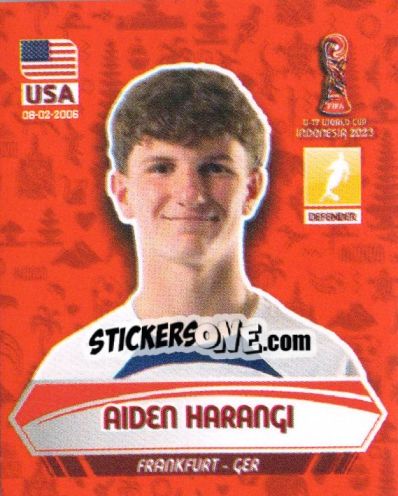 Cromo AIDEN HARANGI - FIFA U-17 WORLD CUP INDONESIA 2023
 - INNOVA