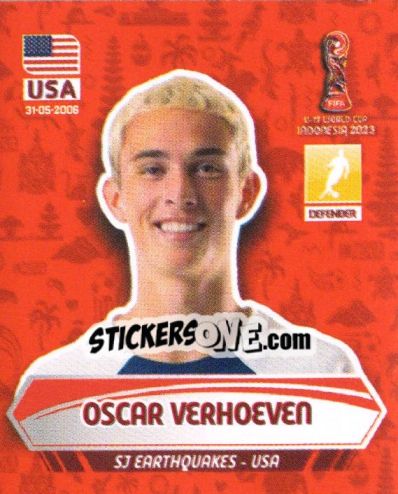 Figurina OSCAR VERHOEVEN - FIFA U-17 WORLD CUP INDONESIA 2023
 - INNOVA