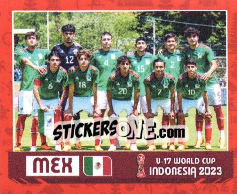 Figurina MEXICO - FIFA U-17 WORLD CUP INDONESIA 2023
 - INNOVA
