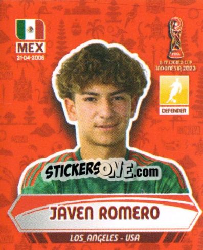 Cromo JAVEN ROMERO - FIFA U-17 WORLD CUP INDONESIA 2023
 - INNOVA