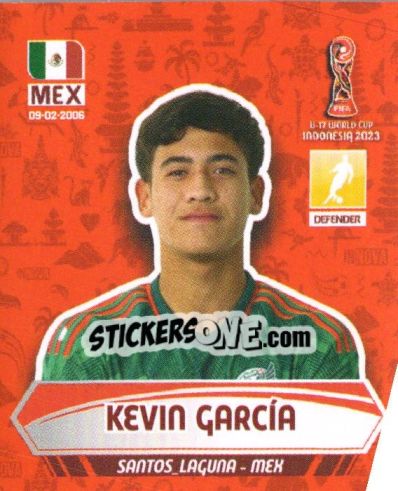 Cromo KEVIN GARCIA - FIFA U-17 WORLD CUP INDONESIA 2023
 - INNOVA