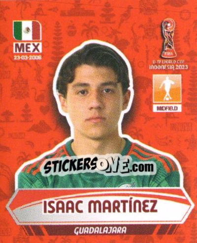 Sticker ISAAC MARTINEZ - FIFA U-17 WORLD CUP INDONESIA 2023
 - INNOVA