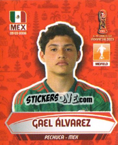 Sticker GAEL ALVAREZ - FIFA U-17 WORLD CUP INDONESIA 2023
 - INNOVA