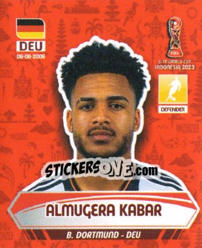 Sticker ALMUGERA KABAR - FIFA U-17 WORLD CUP INDONESIA 2023
 - INNOVA