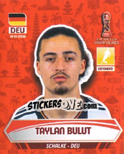 Sticker TAYLAN BULUT - FIFA U-17 WORLD CUP INDONESIA 2023
 - INNOVA