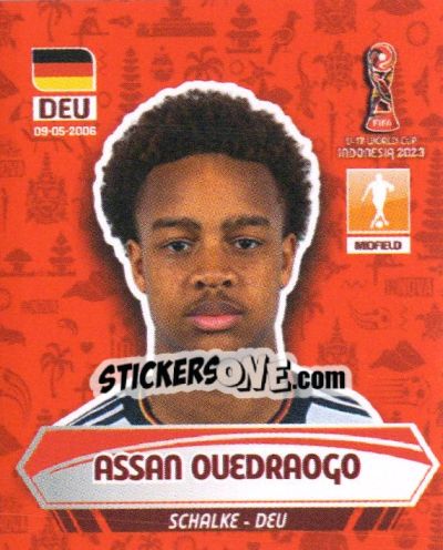 Cromo ASSAN OUEDRAOGO - FIFA U-17 WORLD CUP INDONESIA 2023
 - INNOVA