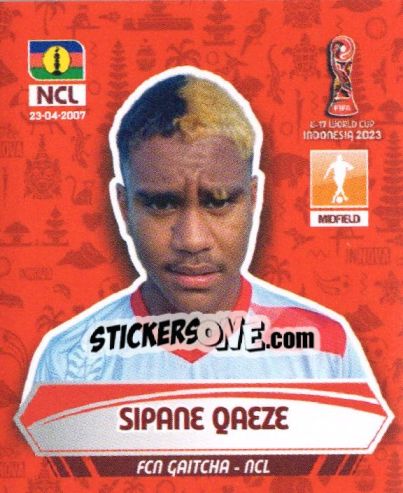 Cromo SIPANE QAEZE - FIFA U-17 WORLD CUP INDONESIA 2023
 - INNOVA